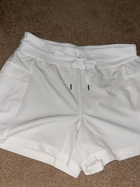 CALIA by Carrie Underwood White Drawstring Athletic Shorts